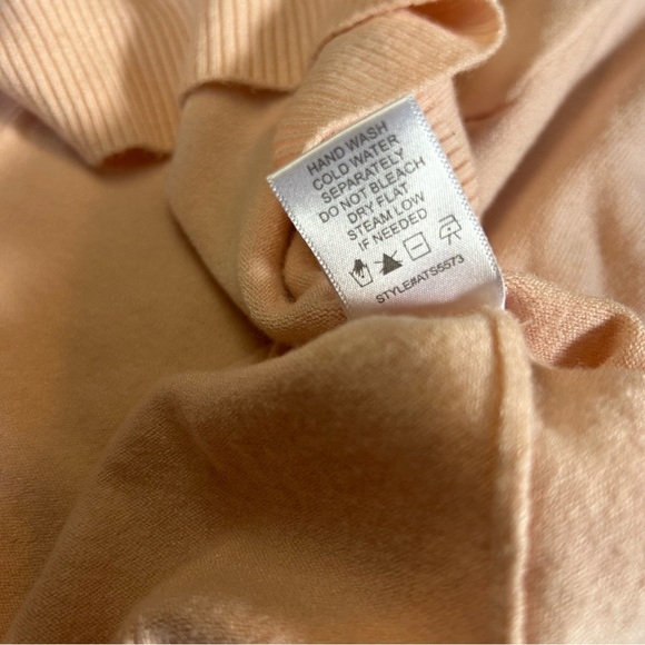 Allie Rose Blush Pink Soft Knit Sweater | Size Small - Picture 6 of 7